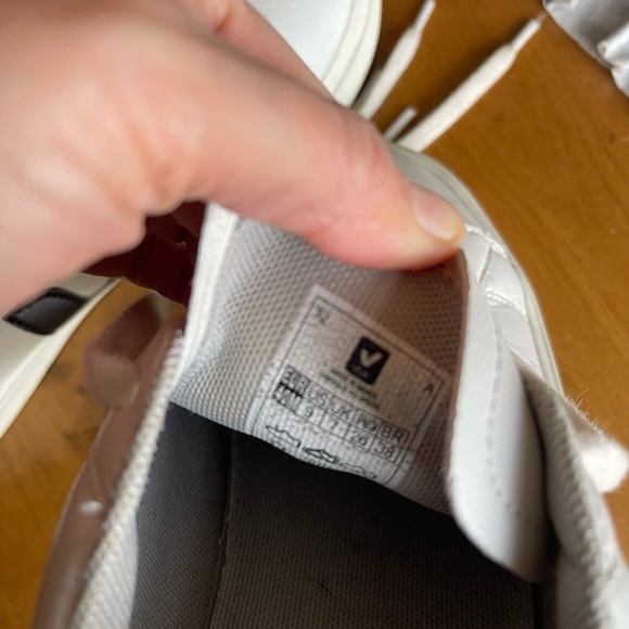 Veja White Sneakers with Black Details - Picture 4 of 4